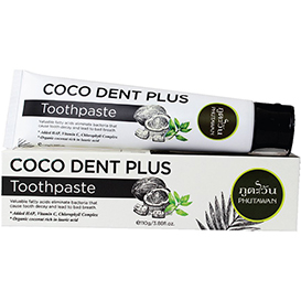 Coco Dent Plus Toothpaste Phutawan 110 gr. Thailand. Phatuwan_Coconut_Toothpaste