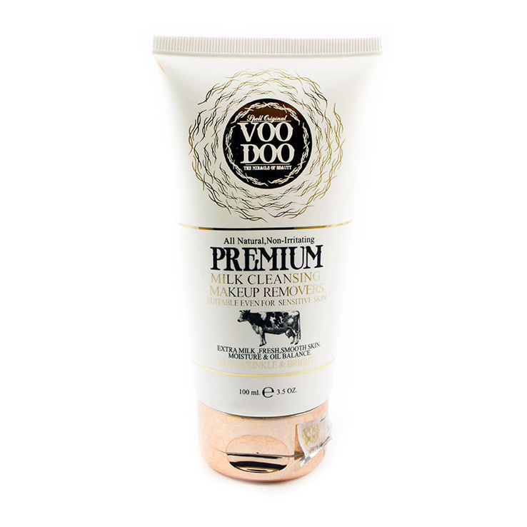 Натуральная пенка для снятия макияжа из Тайланда с молоком Voodoo Premium Milk Cleansing Makeup Remover купить в Москве и Московской области.