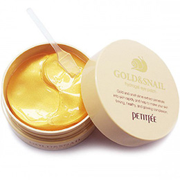 PETITFEE Gold and Snail Hydrogel Eye Patch 60 patches. Korea. Petitfee Gold & Snail Hydrogel Eye Patch