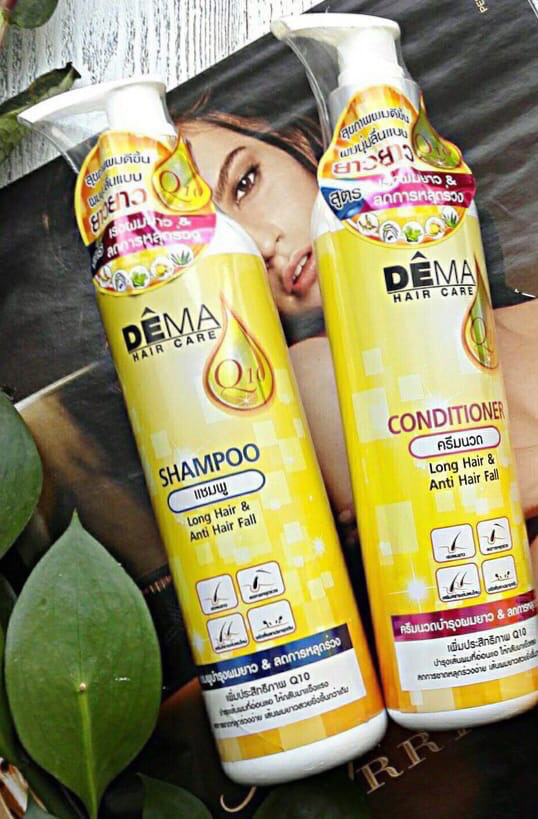 Шампунь из Таиланда для роста и против выпадения волос Genive DEMA Long Hair Fast Growth Shampoo 265 мл.