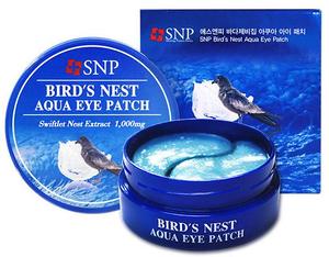 SNP Bird's Nest Aqua Eye Patch 60 patches. Korea