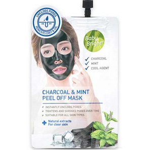 Тайская маска-пленка для лица с углем и мятой Baby Bright Charcoal & Mint Peel Off Mask 10 гр.