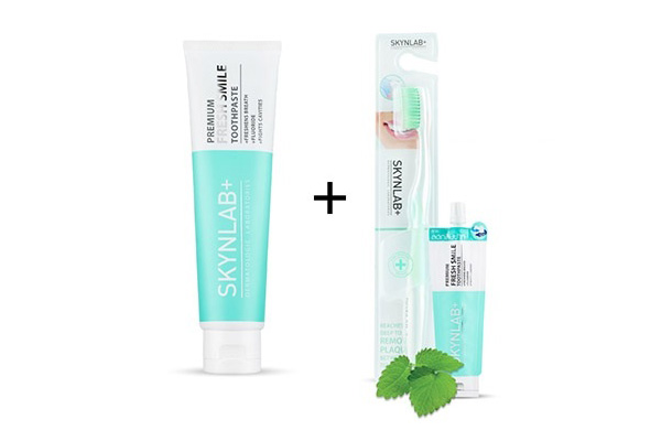 Тайская премиальная растительная освежающая зубная паста Skynlab + Premium Fresh Smile Toothpaste 160 гр