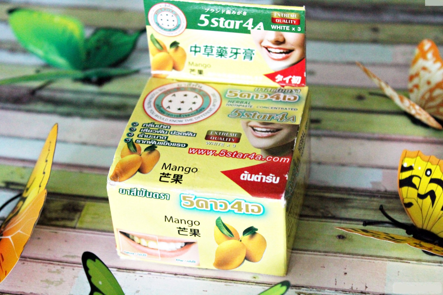 Тайская концентрированная зубная паста с манго от 5STAR 4A