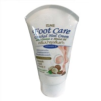 Натуральный крем для ног с кокосовым маслом, витамином Е и маслом сладкого Миндаля ISME Foot Care Cracked Heel Cream 80 гр. Таиланд
