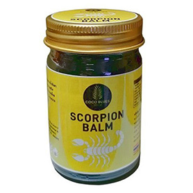 Бальзам для тела из Тайланда Скорпион Coco Blues Scorpion Balm Original 50 гр.