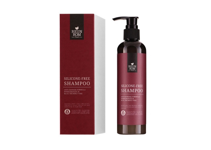 Бессульфатный шампунь для восстановления поврежденных волос из Тайланда Reunrom Silicone-Free Shampoo Anti-Damage Formula 250 мл. ТАЙЛАНД
