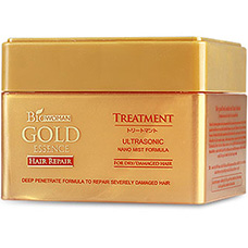 Biowoman Gold Essence for Hair Repair Treatment 250 ml. Thailand