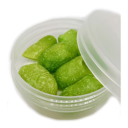 Cocoons of silkworm with lime for delicate peeling, oily skin care, matting 7 pcs. Thailand. Тайская косметика в Москве