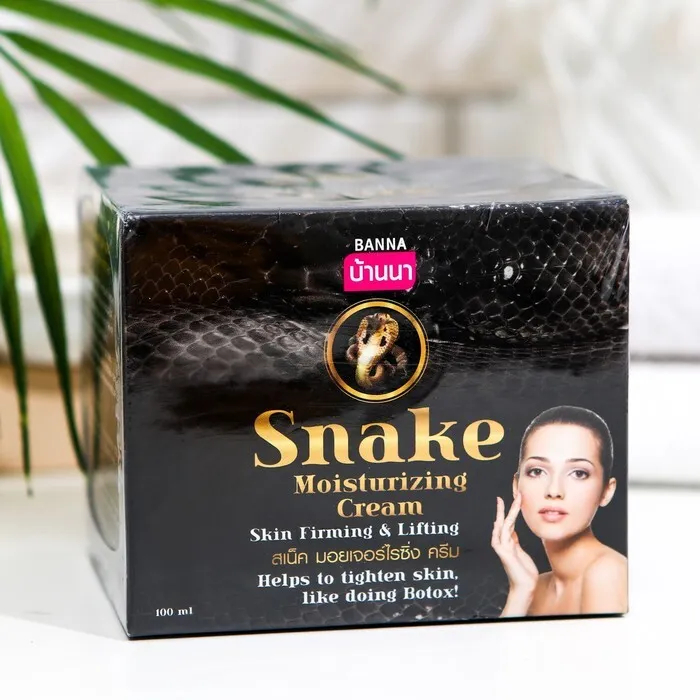 Действие основных компонентов Тайского Змеиного крема для лица Banna