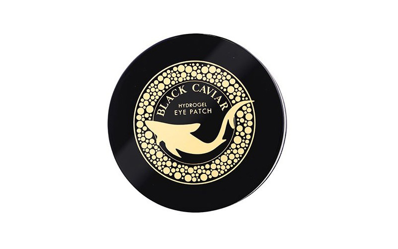 Тайские гидрогелевые патчи для ухода за кожей вокруг глаз от морщин с чёрной икрой ESFOLIO Black Caviar Hydrogel eye patch 60 шт.