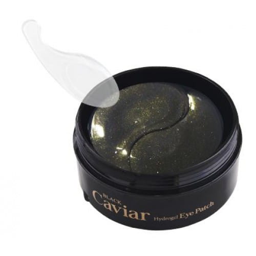 Тайские гидрогелевые патчи для ухода за кожей вокруг глаз от морщин с чёрной икрой ESFOLIO Black Caviar Hydrogel eye patch 60 шт.
