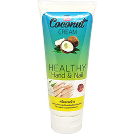 Кокосовый крем для рук и ногтей из Тайланда Банна Coconut Healthy Hand & Nail Cream Banna 200 мл._coconut_hand_nail_cream_banna_front