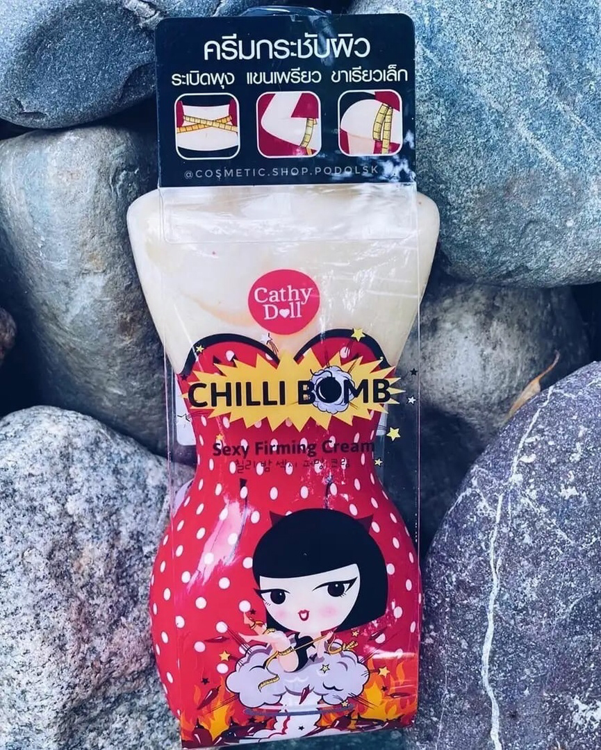 Купить Тайский крем для похудения и подтягивания кожи чили бомба Cathy Doll в интернет магазине Тайской косметики OZBM.RU