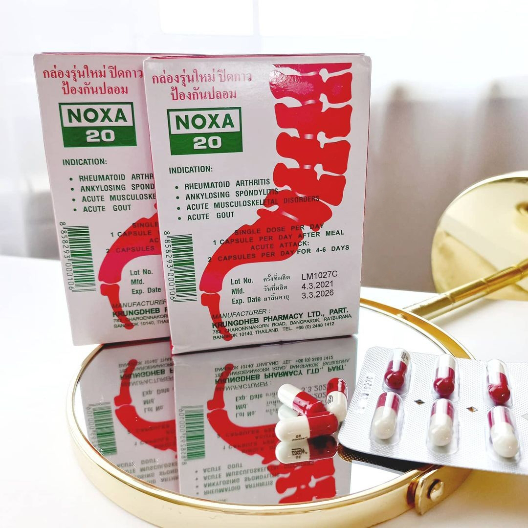 Лечебные свойства Тайских капсул Noxa 20 для позвоночника и суставов