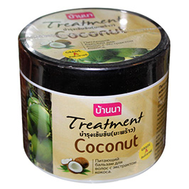 Маска для волос из Тайланда Кокос Банна Coconut Hair Treatment Banna 300 мл.