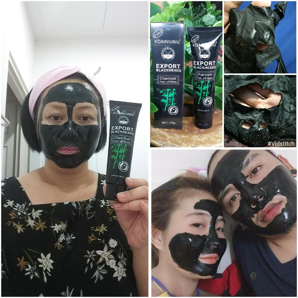 Натуральная Детоксикационная грязевая пилинг-маска с углем Koainiuniu Export Blackheads Charcoal Peel- off Mask 120 гр. Таиланд