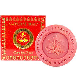 Натуральное Спа мыло из Тайланда Мадам Хенг Роза Madame Heng Natural Soap Care Spa Rose 50 гр_madame-heng-original-care-spa-rose-natural-soap-bar