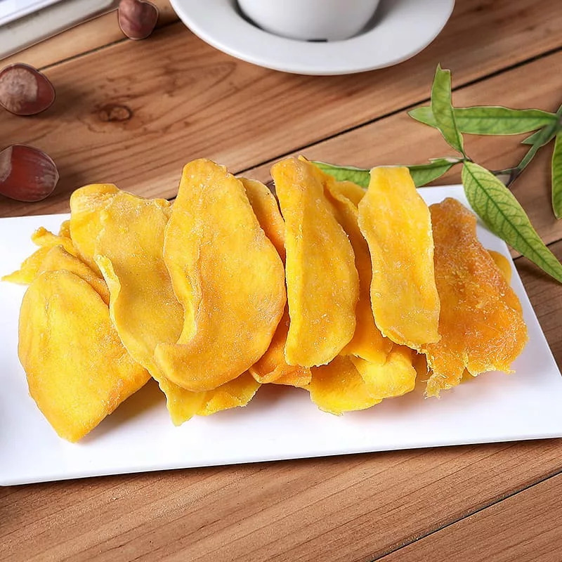 Натуральное сушеный манго из Таиланда 2% сахара Super Bunny Dried Mango 230 гр. Таиланд