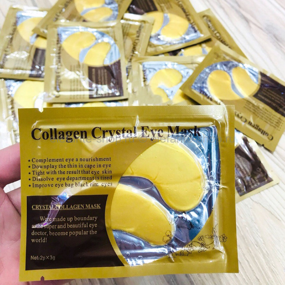 Натуральные Коллагеновые патчи для глаз из Тайланда Belov Collagen Crystal Eye Mask купить в Москве и Московской области.