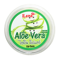 Натуральный бальзам для губ из Таиланда Айлин с Алоэ Вера Ilene Aloe Vera Lip Care 10 гр. Ilene_lip_care_aloe