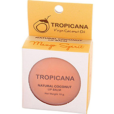 Натуральный кокосовый бальзам для губ из Тайланда Манго Tropicana Natural Coconut Lip Balm Mango Spirit 10 гр. БАЛЬЗАМЫ ДЛЯ ГУБ
