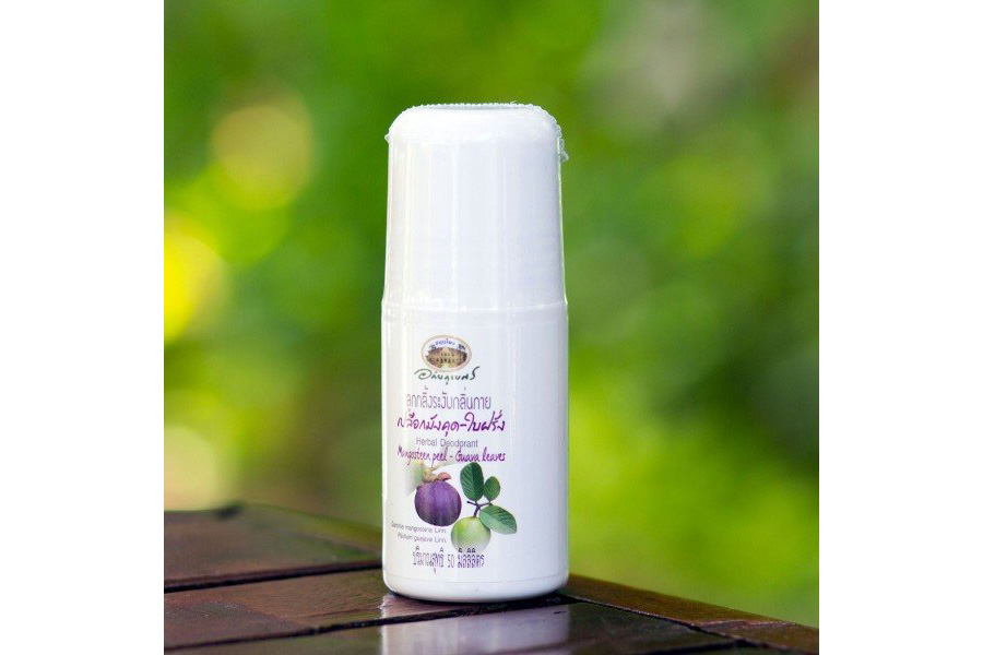 Натуральный шариковый дезодорант из Тайланда Herbal deodorant Abhai white color купить в Москве и Московской области. тайский дезодорант купить