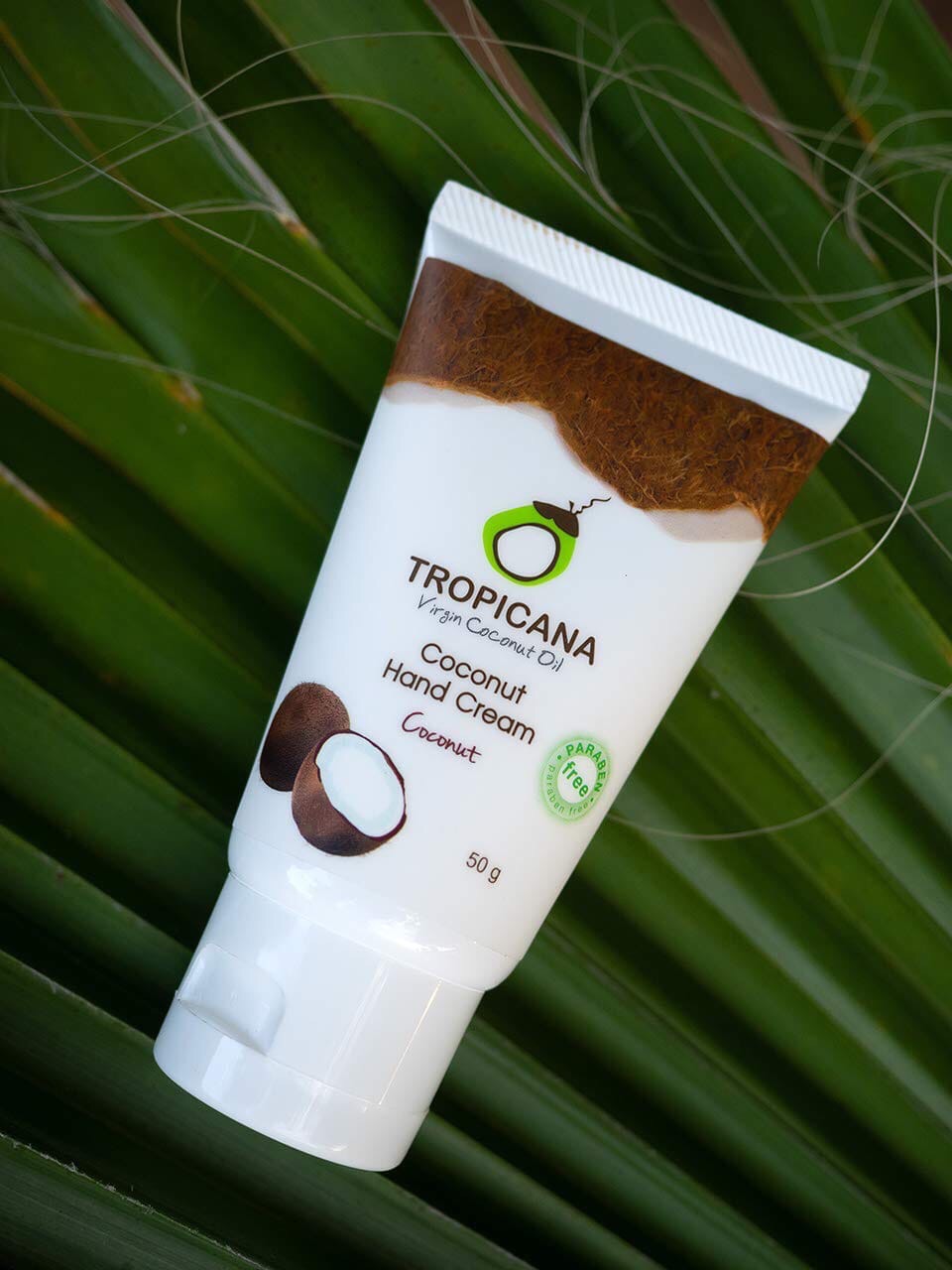 Натуральный Тайский крем для рук Кокос Tropicana Coconut Hand Cream non-parabe купить в Москве и Московской области.