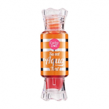 Натуральный тинт для губ (можно использовать как румяна) тон 04 Мандарин Cathy Doll Sweet Aqua Tint 04 Tangerine 10 гр. Корея