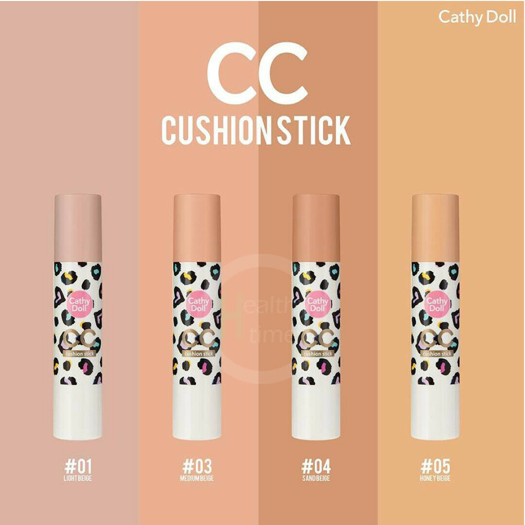 Натуральный тональный кушон-карандаш для лица Cathy Doll CC cushion stick #03 medium beige 9 гр. Корея