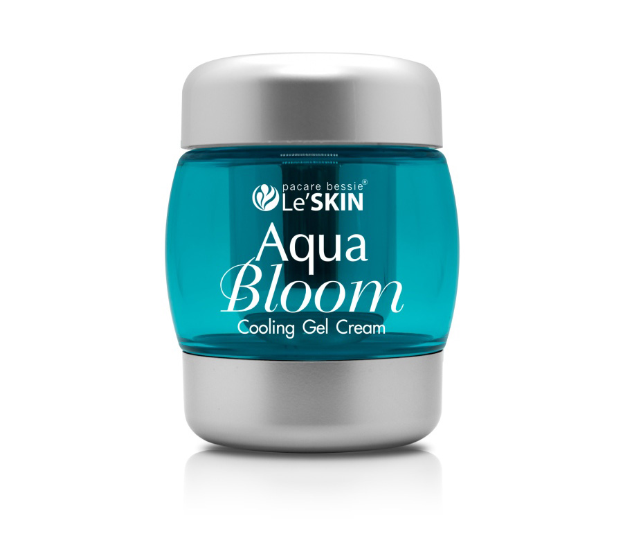 Охлаждающий крем гель для лица из Тайланда Aqua Bloom Cooling Gel Cream Le'Skin 30 мл. ТАЙСКИЙ ГЕЛЬ ДЛЯ ЛИЦА