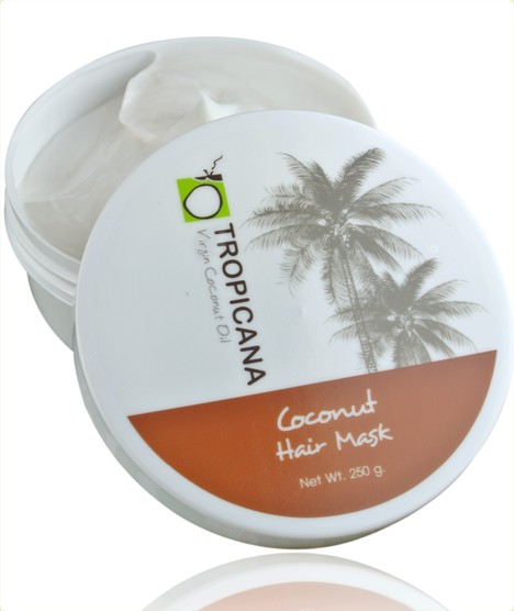 Тайская кокосовая маска для волос с аргановым маслом Tropicana COCONUT OIL 250 гр.