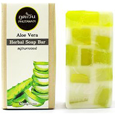 Phutawan HERBAL SOAP BAR Aloe Vera 120 gr. Thailand тайланд