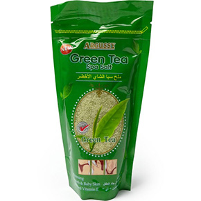 Солевой скраб для тела из Тайланда с зеленым чаем Argussy Green Tea Spa Salt 300 гр.
