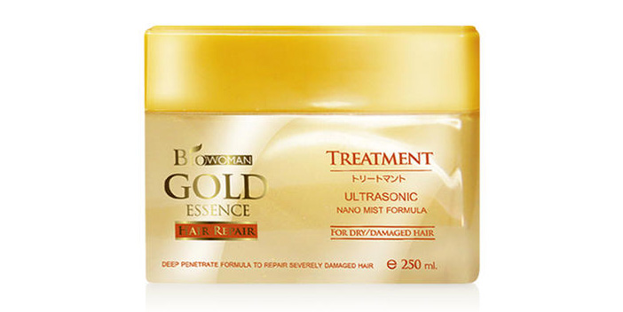 Тайская маска для ослабленных волос Biowoman Gold Essence for hair Repair Treatment 250 мл. тайланд