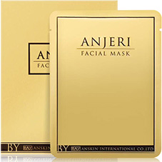 Тайская омолаживающая маска для лица мгновенного действия Золото RAY Anjeri Facial Mask 42 гр