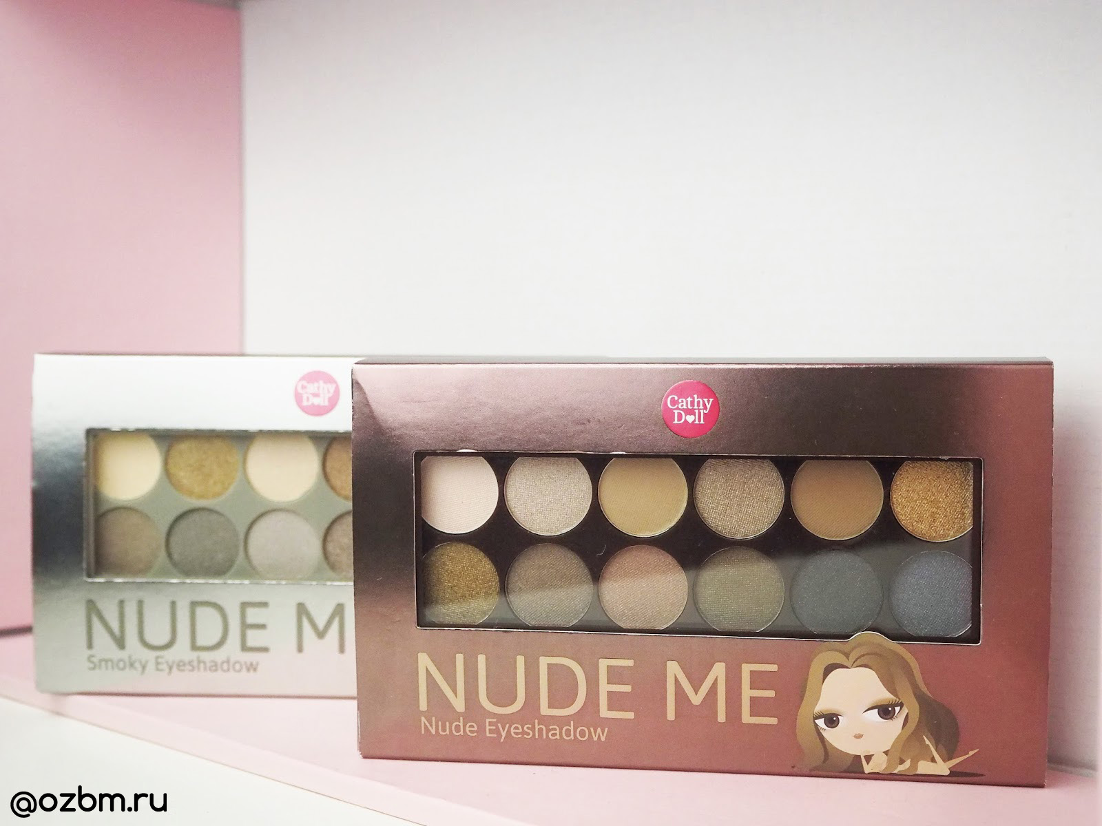 Тайская палетка теней № 01 Nude для создания нюд-макияжа Cathy Doll Nude Me Eyeshadow 01 Nude 12 оттенков. ТЕНИ ИЗ ТАИЛАНДА ПОЛЕТКА