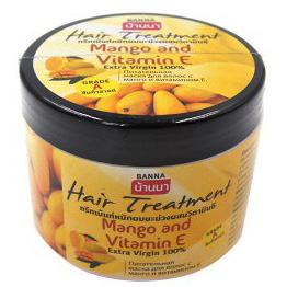 Тайская питательная маска для волос с манго и витамином Е BANNA Hair Treatment Mango and Vitamin E 300 мл. ТАИЛАНД