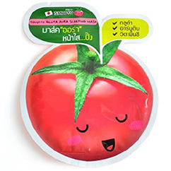 Тайская Томатная ночная несмываемая восстанавливающая маска Smooto Tomato Gluta A-ha sleeping mask 10 мл