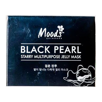 Тайские гидрогелевые патчи с черным жемчугом MOODS BLACK PEARL STARRY MULTIPURPOSE JELLY MASK