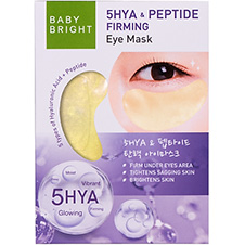 Тайские подтягивающие патчи для области глаз с пятью видами гиалуроновой кислоты и пептидами Baby Bright 5HYA and Peptide Firming Eye Mask