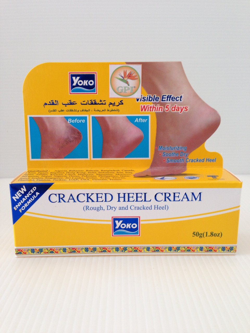 Тайский крем от трещин на ступнях и пятках Cracked Heel Cream Yoko 50 гр