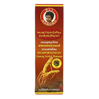 Тайский лечебный восстанавливающий шампунь для волос с женьшенем PECHPORNSAWAN 250 мл.