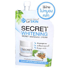 Тайский отбеливающий крем для лица с экстрактом солодки Secret Whitening Cream Le'SKIN 8 гр. ТАИЛАНД КРЕМ. leskinsolodka