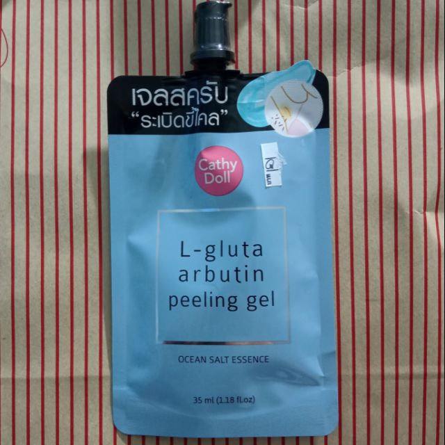 Тайский пилинг гель для лица и тела с Арбутином Cathy Doll L-gluta Arbutin Peeling Gel 35 мл. ТАИЛАНД