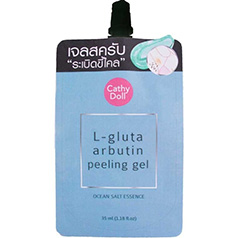 Тайский пилинг гель для лица и тела с Арбутином Cathy Doll L-gluta Arbutin Peeling Gel 35 мл