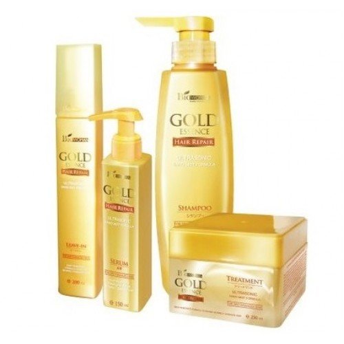 Тайский шампунь для ослабленных волос BioWoman Gold essence hair repair shampoo 500 мл. москва