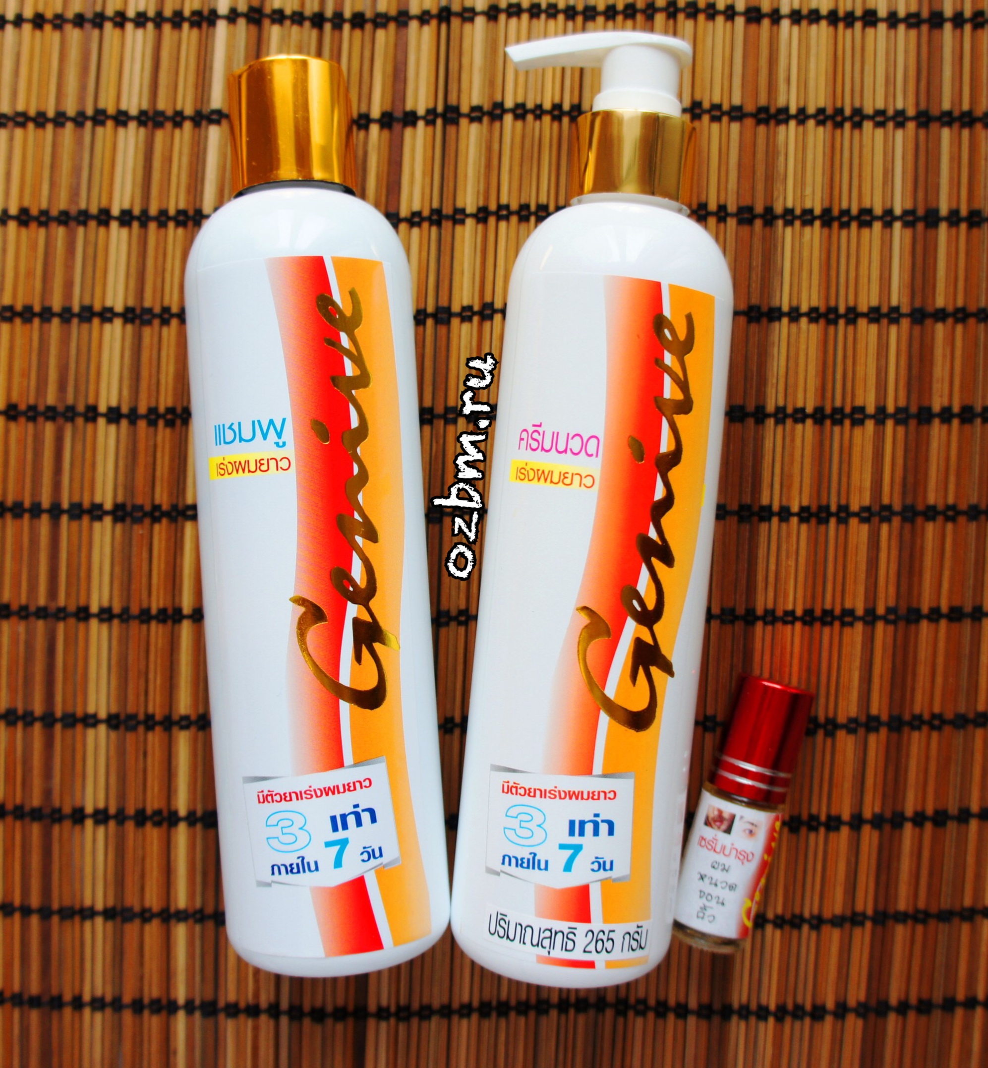 Тайский шампунь для роста волос Genive shampoo 265 мл. ШАМПУНЬ ИЗ ТАЙЛАНДА ОТ ВЫПАДЕНИЯ ВОЛОС