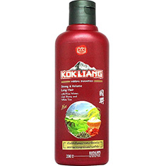 Тайский травяной шампунь для укрепления и роста волос Kokliang Herbal Shampoo Strong & Volume Long Hair 200 мл